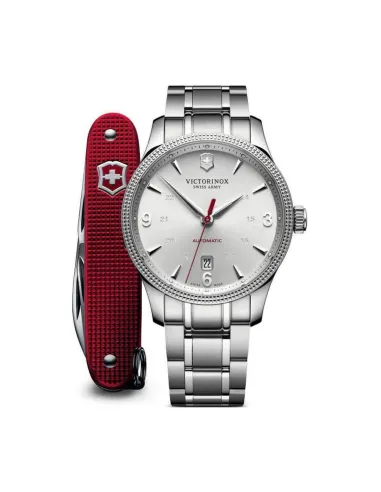 reloj automático hombre Swiss Army Alliance 241715.1 40mm Cristal de Zafiro