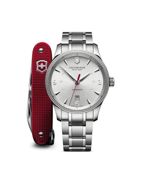 reloj automático hombre Swiss Army Alliance 241715.1 40mm Cristal de Zafiro