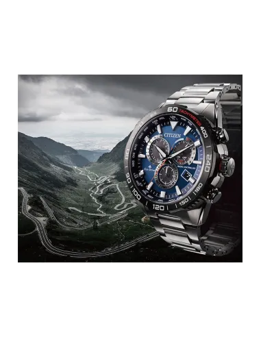 reloj deportivo hombre Citizen Promaster Land CB5034-82L Radio-Control Cristal de zafiro 44.6mm 200m