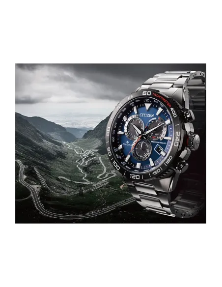reloj deportivo hombre Citizen Promaster Land CB5034-82L Radio-Control Cristal de zafiro 44.6mm 200m