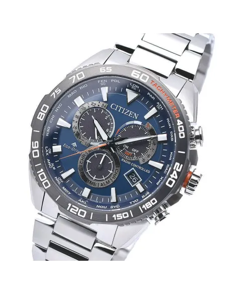 reloj deportivo hombre Citizen Promaster Land CB5034-82L Radio-Control Cristal de zafiro 44.6mm 200m