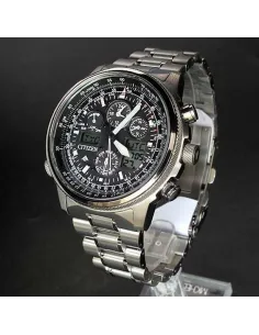 reloj Aviador hombre Citizen Super Pilot Promaster Sky PMV65-2271 JDM Super-Titanium 45MM Alarma 2