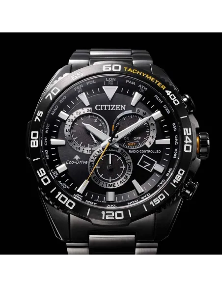 reloj radio-control hombre Citizen Promaster Land CB5037-84E JDM 44.6mm Cristal de zafiro