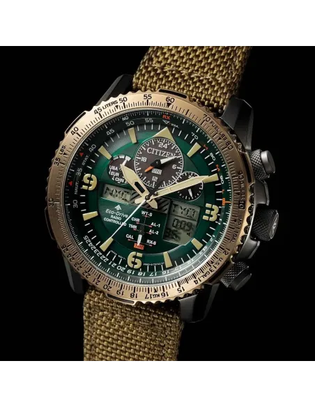 reloj radio-control aviador hombre Citizen Promaster Sky JY8074-11X JDM The Moment of Adventure