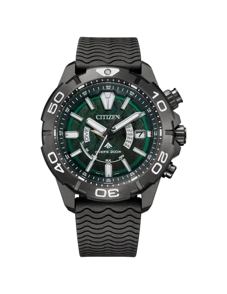 reloj de buceo hombre radio-control CITIZEN PROMASTER AS7146-58W JDM LIGHT IN BLACK