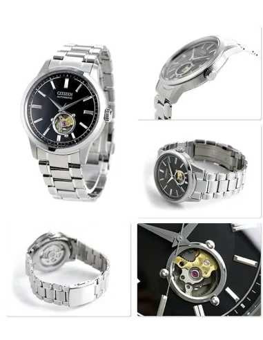 reloj automático hombre Citizen Open Heart NB4020-96E JDM 41.3mm cristal de zafiro