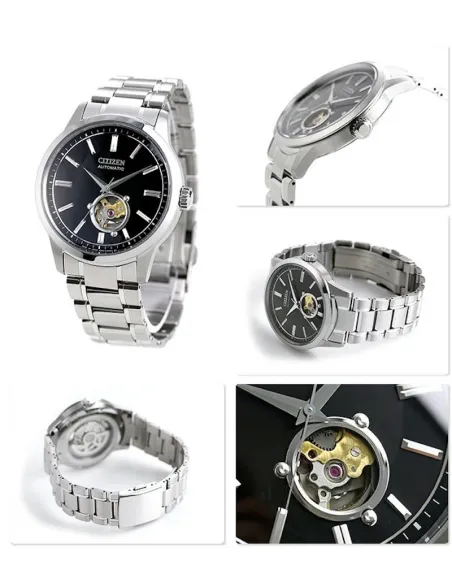 reloj automático hombre Citizen Open Heart NB4020-96E JDM 41.3mm cristal de zafiro