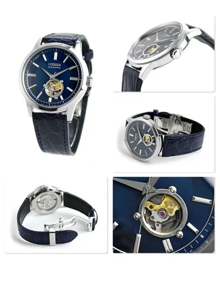 Reloj automático hombre Citizen Open Heart NB4020-11L JDM 41.3mm Cristal de zafiro