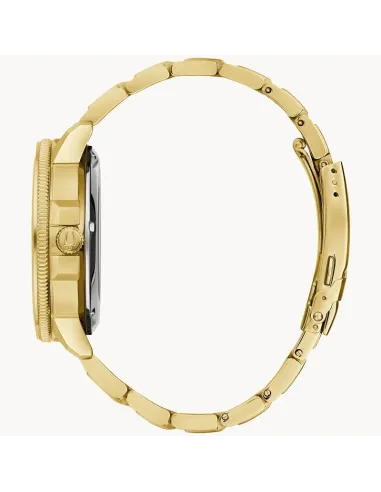 reloj automático hombre Bulova Marine Star 97A174 45mm 200m WR correa de acero PVD dorado