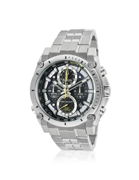 reloj deportivo hombre Bulova Precisionist 96B175 46.5mm 1/1000 segundos precisión 300m WR correa de acero