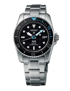 reloj de buceo hombre Seiko Prospex Solar SNE575P1 38.5mm Cristal de Zafiro 2