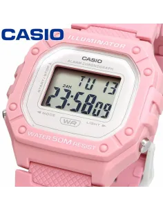 Reloj CASIO digital caballero W-218h-2av correa resina 50m water resist - alarma - luz