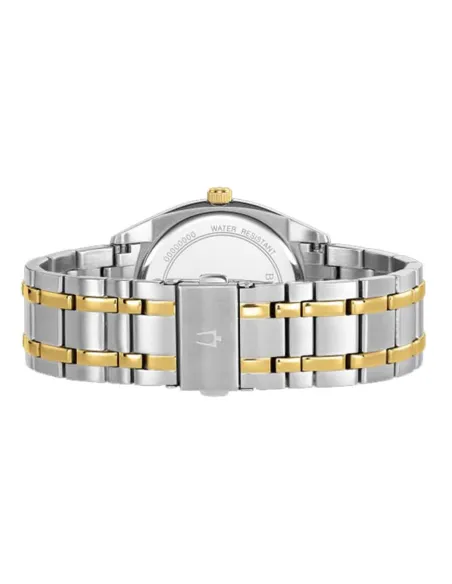 reloj hombre cuarzo Bulova 98C127 39mm dial blanco / plata 30m WR correa de acero