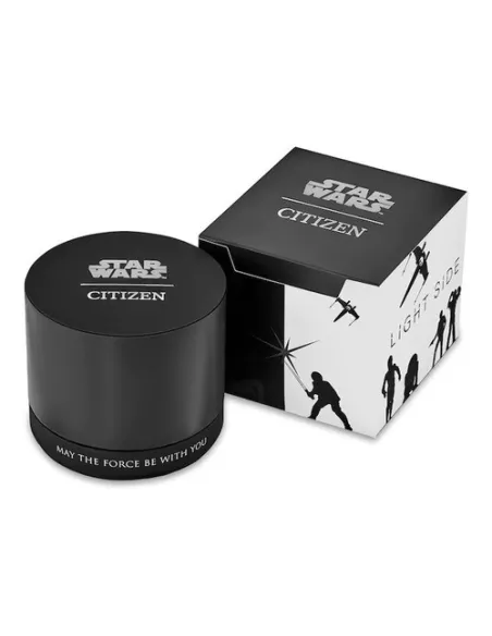 reloj hombre Citizen Eco-drive Han Solo Star Wars AW5009-03W 43mm 100m WR correa de cuero