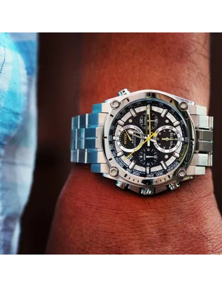 reloj deportivo hombre Bulova Precisionist 96B175 46.5mm 1/1000 segundos precisión 300m WR correa de acero