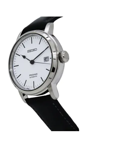 Reloj automático hombre Seiko Presage Riki Watanabe SPB113J1 Automatic White Enamel  Japan Made 100M 39.9mm