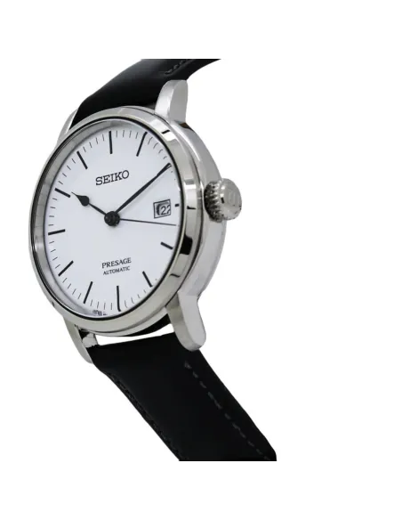 Reloj automático hombre Seiko Presage Riki Watanabe SPB113J1 Automatic White Enamel  Japan Made 100M 39.9mm