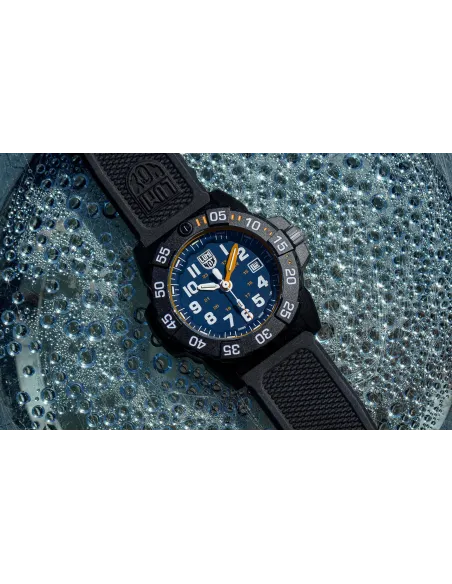 Luminox Men's Watch Navy Seal Foundation 3503.NSF   Quartz 45mm Constant glow  Blue Dial Rubber Strap 200m