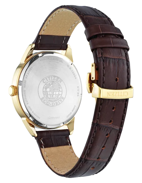 Citizen Eco-Drive Corso AW0092-07Q 40mm Sapphire crystal leather band 100m WR Eco-Drive movement (solar or light powered)