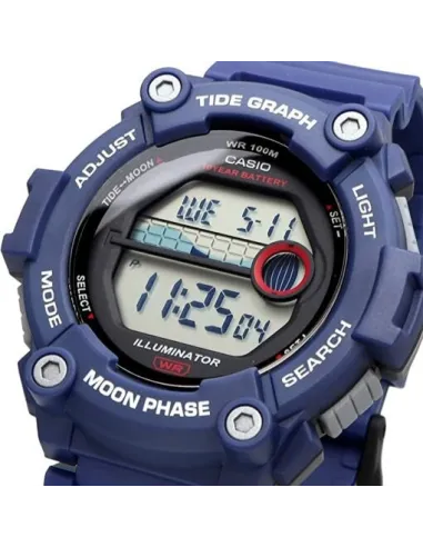 copy of reloj deportivo hombre Casio WS-1300H-1A Mareas Fases Lunares 10 años batería correa resina Luz Led