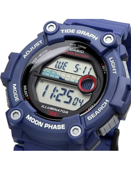 copy of reloj deportivo hombre Casio WS-1300H-1A Mareas Fases Lunares 10 años batería correa resina Luz Led