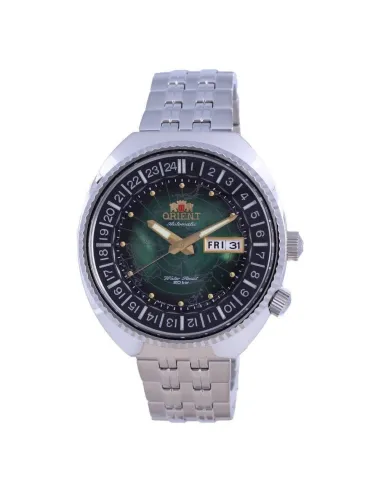 Reloj automático Orient Revival World Map Automatic RA-AA0E02E dial verde 43.5mm correa acero 200m water resist RA-AA0E02E19
