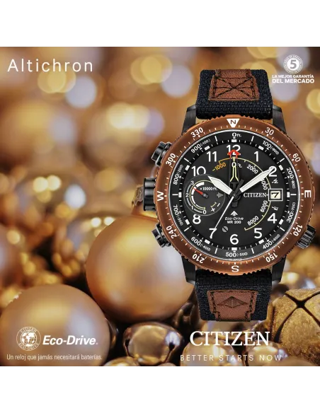reloj hombre Citizen Eco-drive Promaster Altichron  BN5055-05E 47mm Brújula Electrónica Altímetro
