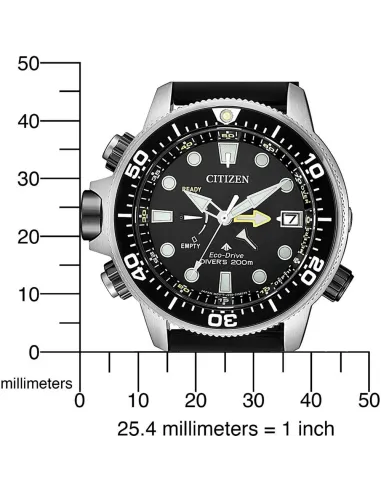reloj de buceo profesional hombre Citizen ProMaster Marine Aqualand bn2036-14e Medición de Profundidad 46mm 200m