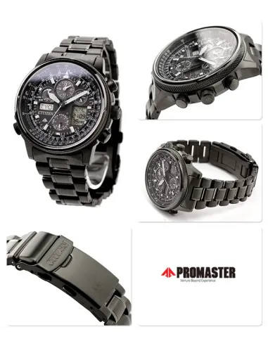 reloj de aviador radio-control hombre CITIZEN PROMASTER SKY TITANIUM JY8025-59E JDM 45mm