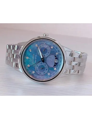Citizen Eco-Drive Calendrier FD0000-52N 37mm Moon Phase 50m WR stainless steel bracelet Eco-drive movement (solar or light power