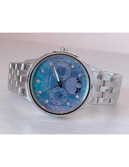 Citizen Eco-Drive Calendrier FD0000-52N 37mm Moon Phase 50m WR stainless steel bracelet Eco-drive movement (solar or light power
