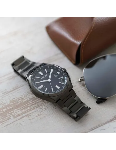 Citizen ATTESA Titanium CB0215-51E JDM 42.5mm Radio-Control Sapphire crystal anti-reflective Perpetual Calendar 100m