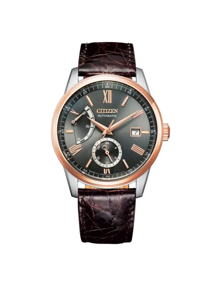 Citizen NB3004-04K JDM 40.5mm Sapphire crystal anti-reflective automatic men's watch 100m WR Crocodrile leather band