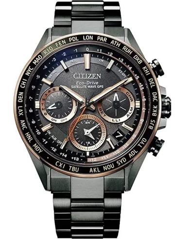 reloj hombre Titanio GPS CITIZEN ATTESA CC4016-67E JDM Satellite Wave GPS ACT BLACK GPS Direct Flight  44.3mm cristal de zafiro