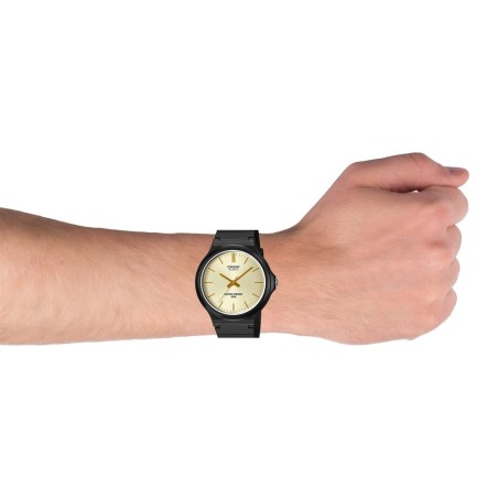 Reloj Unisex clásico Casio MW-240-9e dial blanco water resist