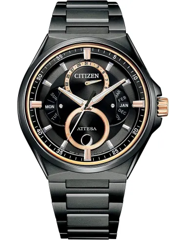 reloj titanio hombre CITIZEN ATTESA ACT Line BU0065-64E JDM Eco-Drive Fases Lunares