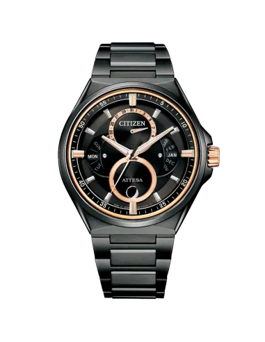 reloj titanio hombre CITIZEN ATTESA ACT Line BU0065-64E JDM Eco-Drive Fases Lunares