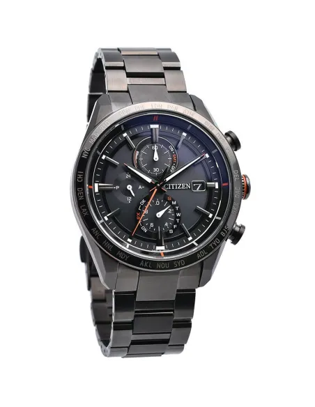 CITIZEN ATTESA AT8185-62E JDM Titanium ACT Line Eco-Drive Radio Solar Black Titanium