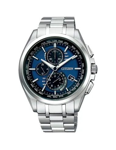 reloj radio-control titanio hombre CITIZEN Atessa AT8040-57L JDM  43mm Eco-Drive