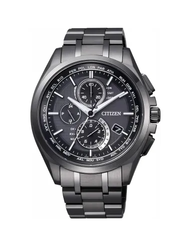 reloj radio-control titanio hombre Citizen Attesa Eco-Drive AT8044-56E JDM 43mm Radio Clock Direct Flight C