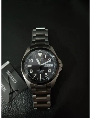 reloj radio-control hombre Citizen Promaster Land TITANIUM PMD56-2952 JDM 39mm Cristal de Zafiro