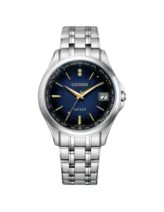 reloj radio-control titanio hombre CITIZEN EXCEED MILKY WAY  CB1080-61L JDM 38mm 50m WR cristal de zafiro