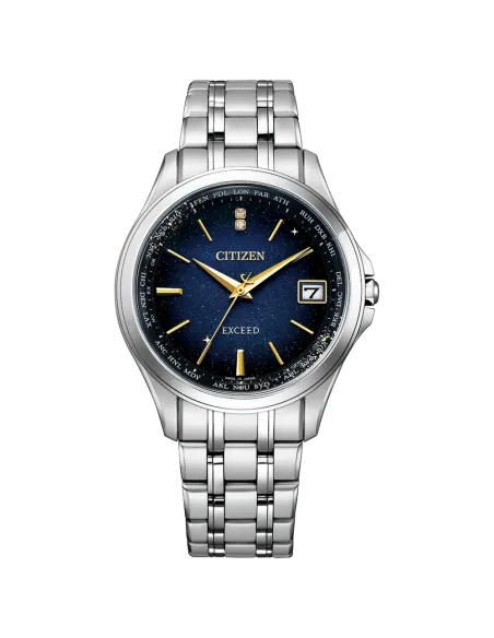 reloj radio-control titanio hombre CITIZEN EXCEED MILKY WAY  CB1080-61L JDM 38mm 50m WR cristal de zafiro