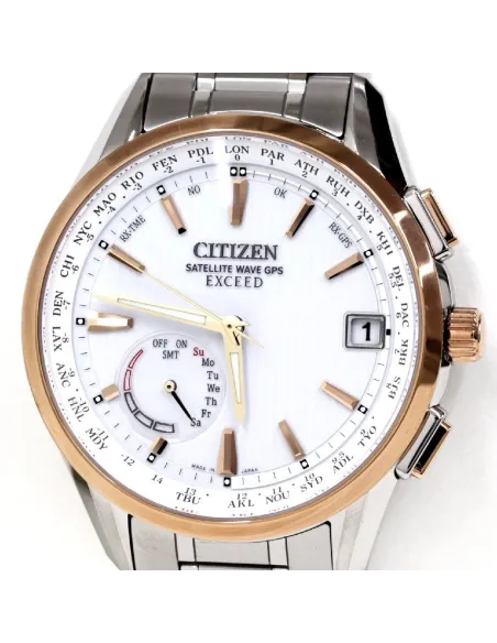 Citizen Exceed GPS  CC3054-55B JDM  sapphire crystal titanium case and bracelet