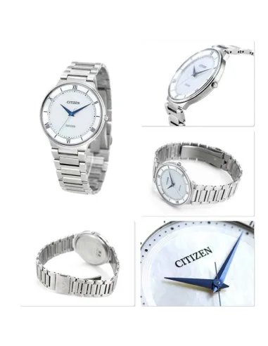 reloj titanio hombre Citizen Exceed AR0080-58A JDM 36mm Cristal de Zafiro