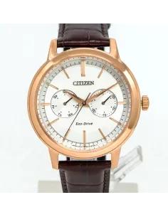 reloj hombre Citizen Ecodrive BU4032-11A JDM 41mm correa de cuero 100m