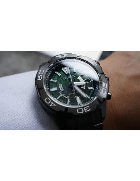 reloj de buceo hombre radio-control CITIZEN PROMASTER AS7146-58W JDM LIGHT IN BLACK