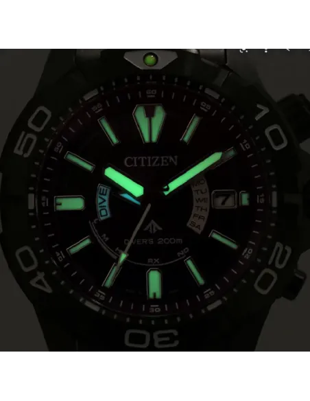reloj de buceo hombre radio-control CITIZEN PROMASTER AS7146-58W JDM LIGHT IN BLACK