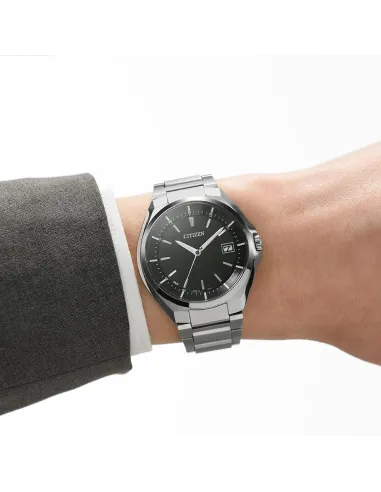 Reloj radio-control Titanio hombre Citizen ATESSA CB3010-57E JDM 40mm Titanio Cristal de Zafiro 100m