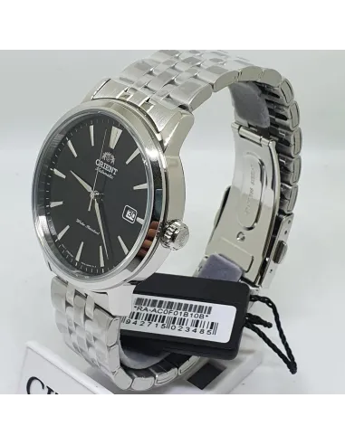 Reloj automático hombre Orient Symphony RA-AC0F01B dial negro 41.6mm correa de acero 50m